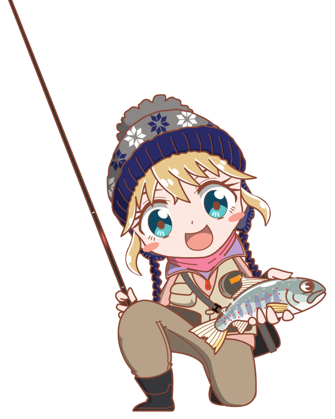 釣り好き女子